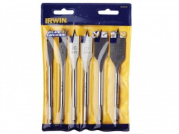 Irwin 4X Blue Groove Flat Bit Set 6 piece £17.99